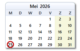 De datum van vandaag