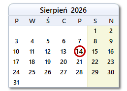 Dzisiejsza data