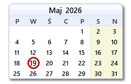 Dzisiejsza data