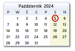 Dzisiejsza data