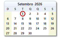 Data de hoje