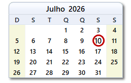 Data de hoje