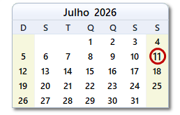 Data de hoje