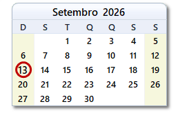 Data de hoje