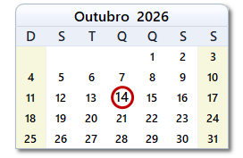 Data de hoje
