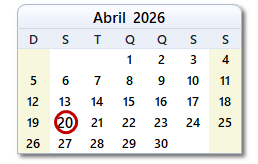 Data de hoje