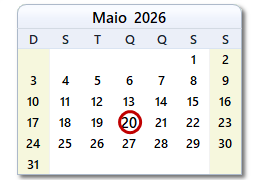 Data de hoje