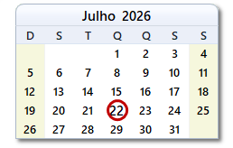 Data de hoje
