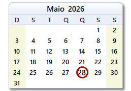 Data de hoje