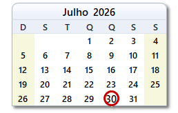 Data de hoje