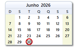 Data de hoje