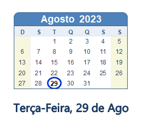 Hoje é Dia: veja datas, fatos e feriados de agosto de 2023 - Alcir 61