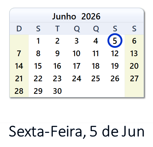 O Que Aconteceu em 5 de Jun de 2026 no Brasil? | WinCalendar