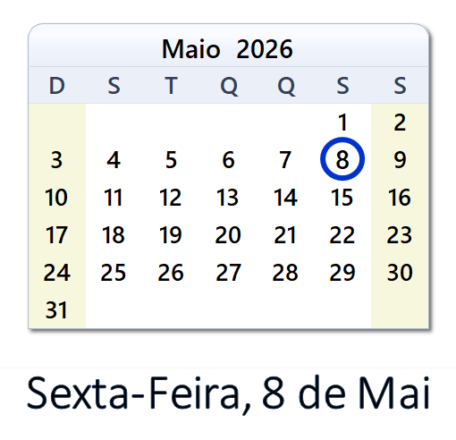 O Que Aconteceu em 8 de Mai de 2026 no Brasil? | WinCalendar