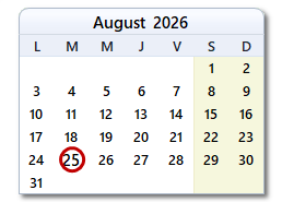 Data de azi