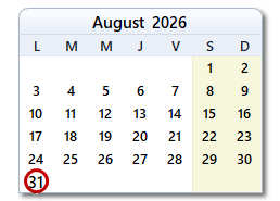 Data de azi