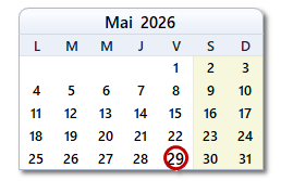 Data de azi