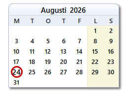 Dagens datum